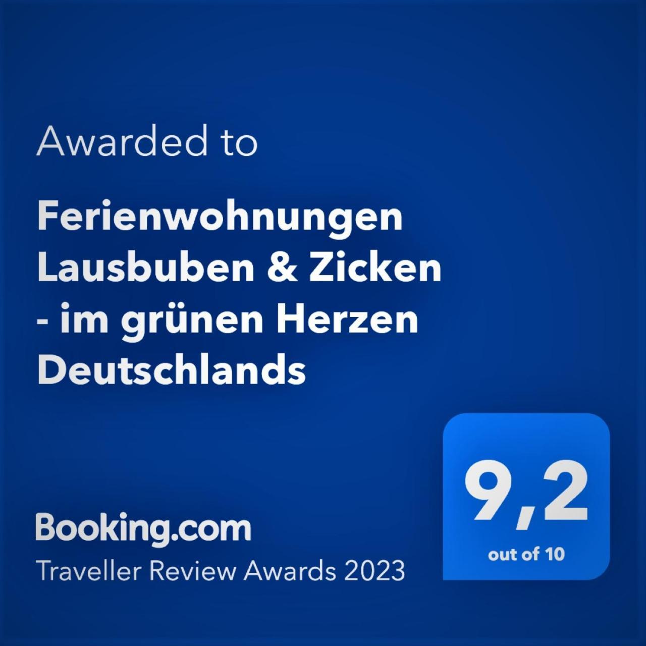 Ferienwohnungen Lausbuben & Zicken - Im Gruenen Herzen Deutschlands Herleshausen Esterno foto